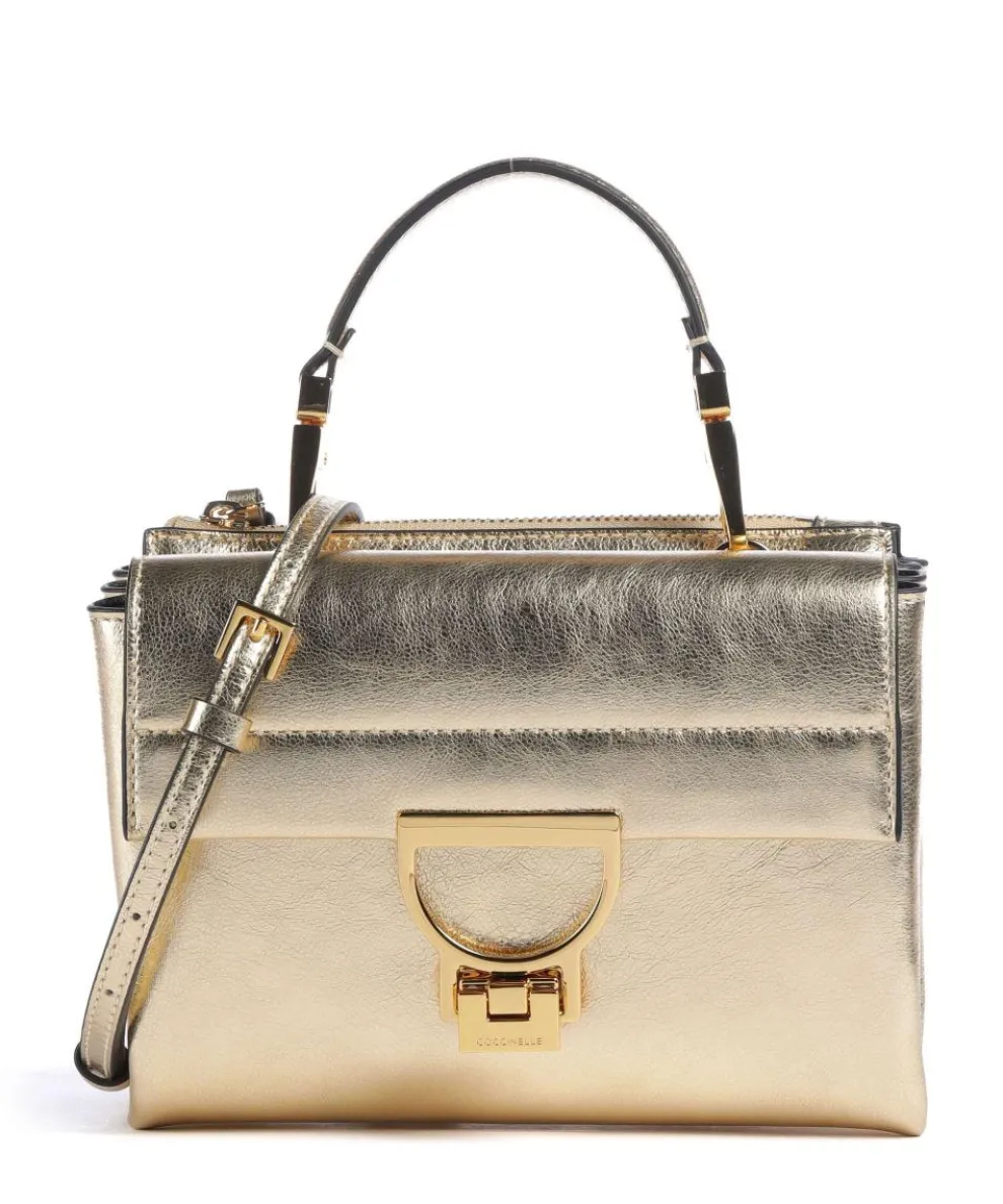 Arlettis Crossbody bag grained leather gold
