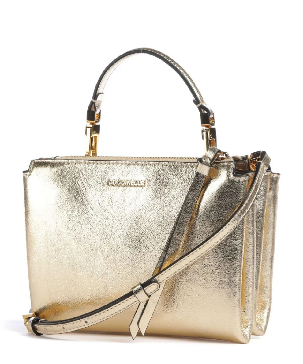 Arlettis Crossbody bag grained leather gold