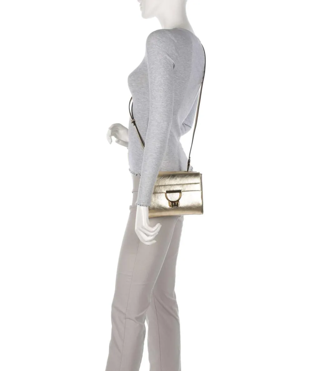 Arlettis Crossbody bag grained leather gold