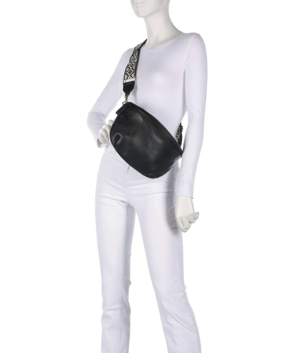 Sport Vogue Crossbody bag grained cow leather black