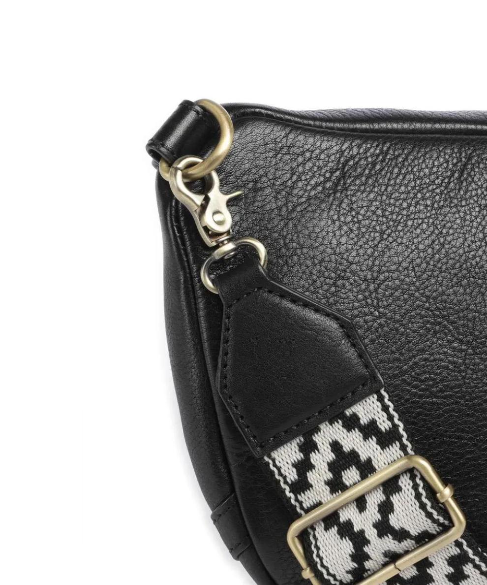 Sport Vogue Crossbody bag grained cow leather black