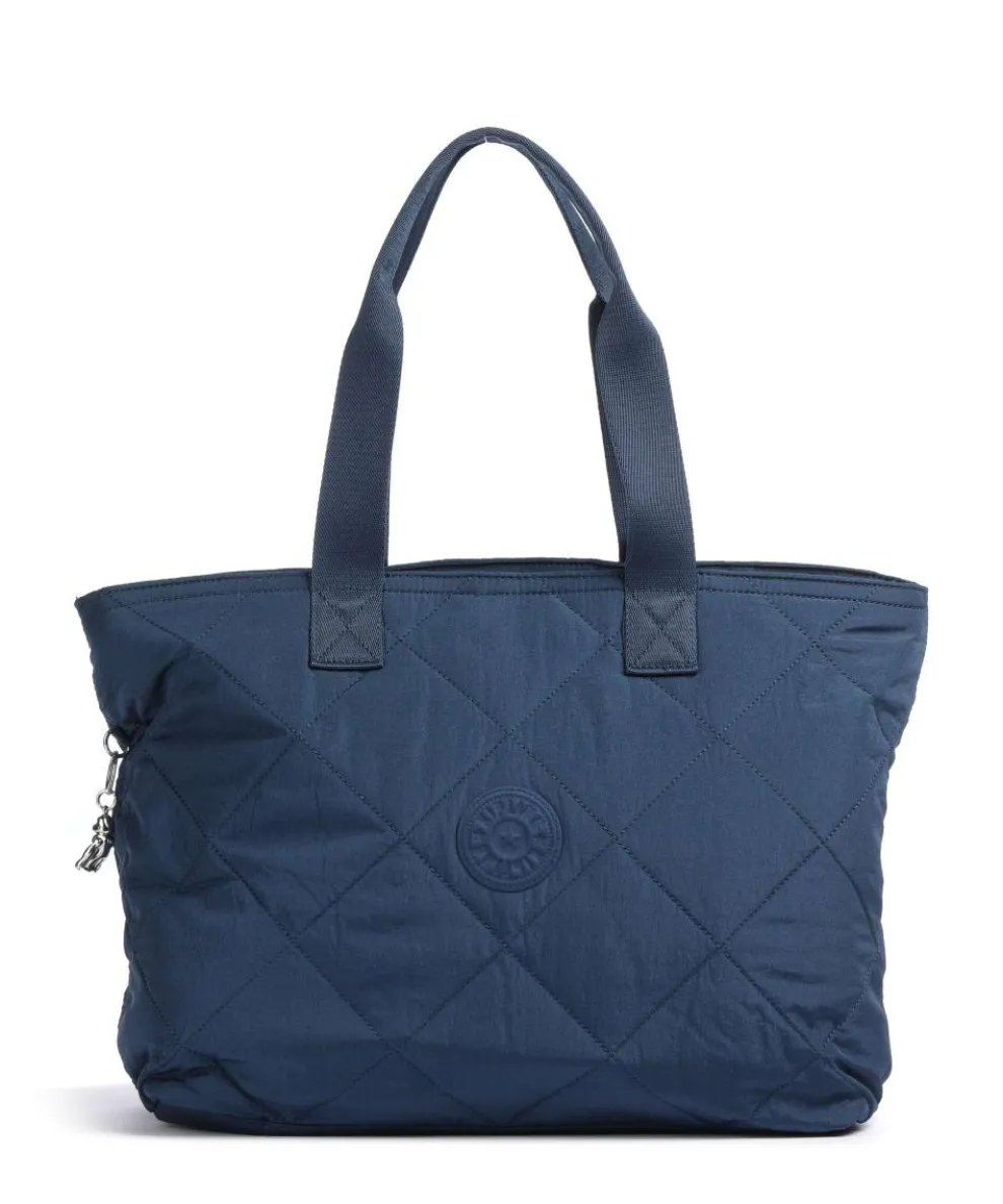 Crinkled Quilt Colissa Up Tote bag 15″ polyamide dark blue