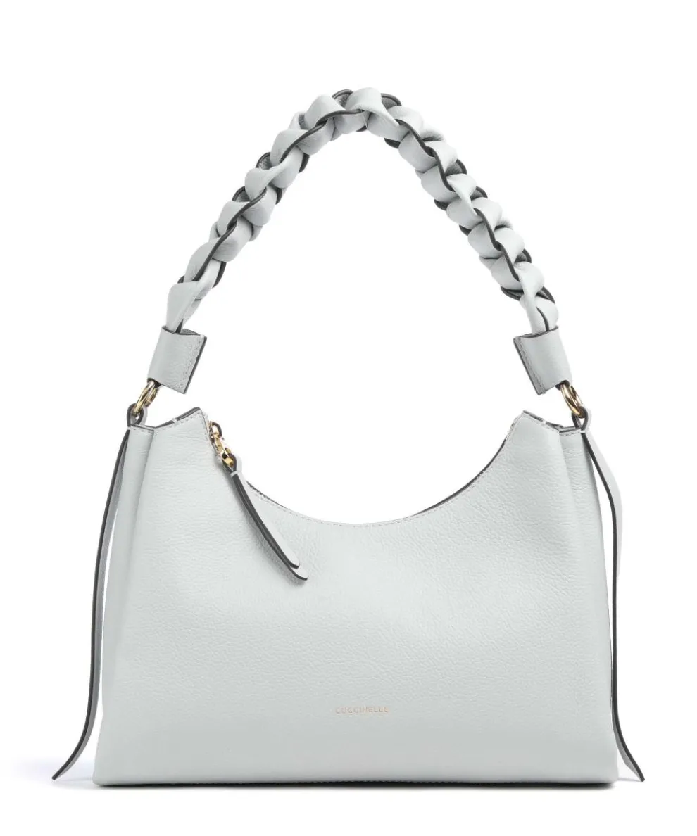 Boheme Grana Double Shoulder bag grained leather light blue
