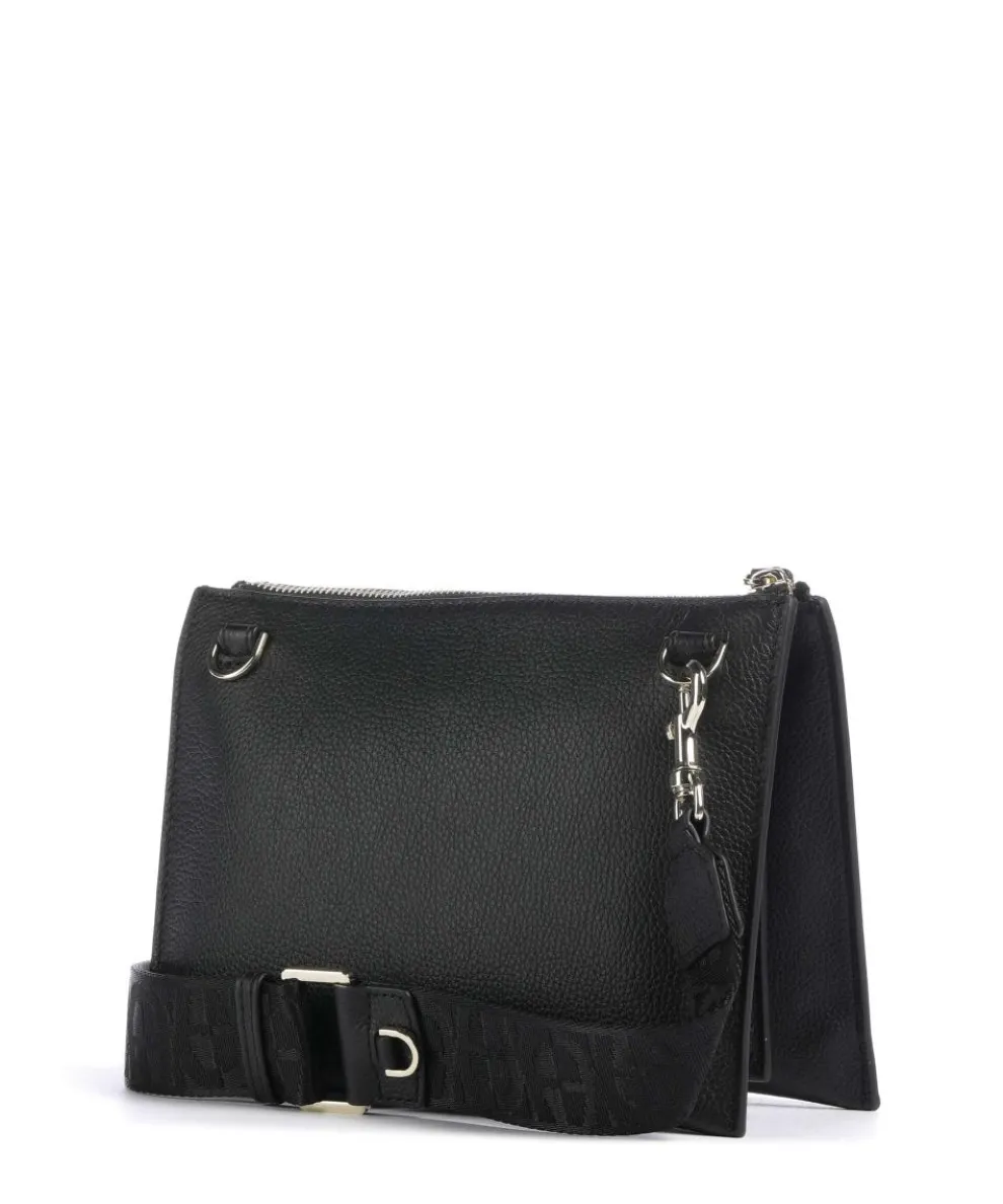 Zita Crossbody bag grained cow leather black