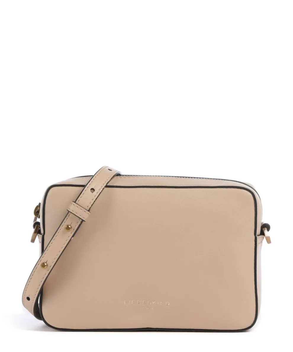 Hilla S Crossbody bag sheepskin leather beige