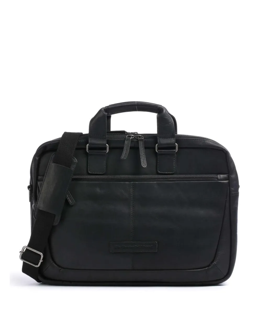 Seth Briefcase 15″ pull-up cow leather black