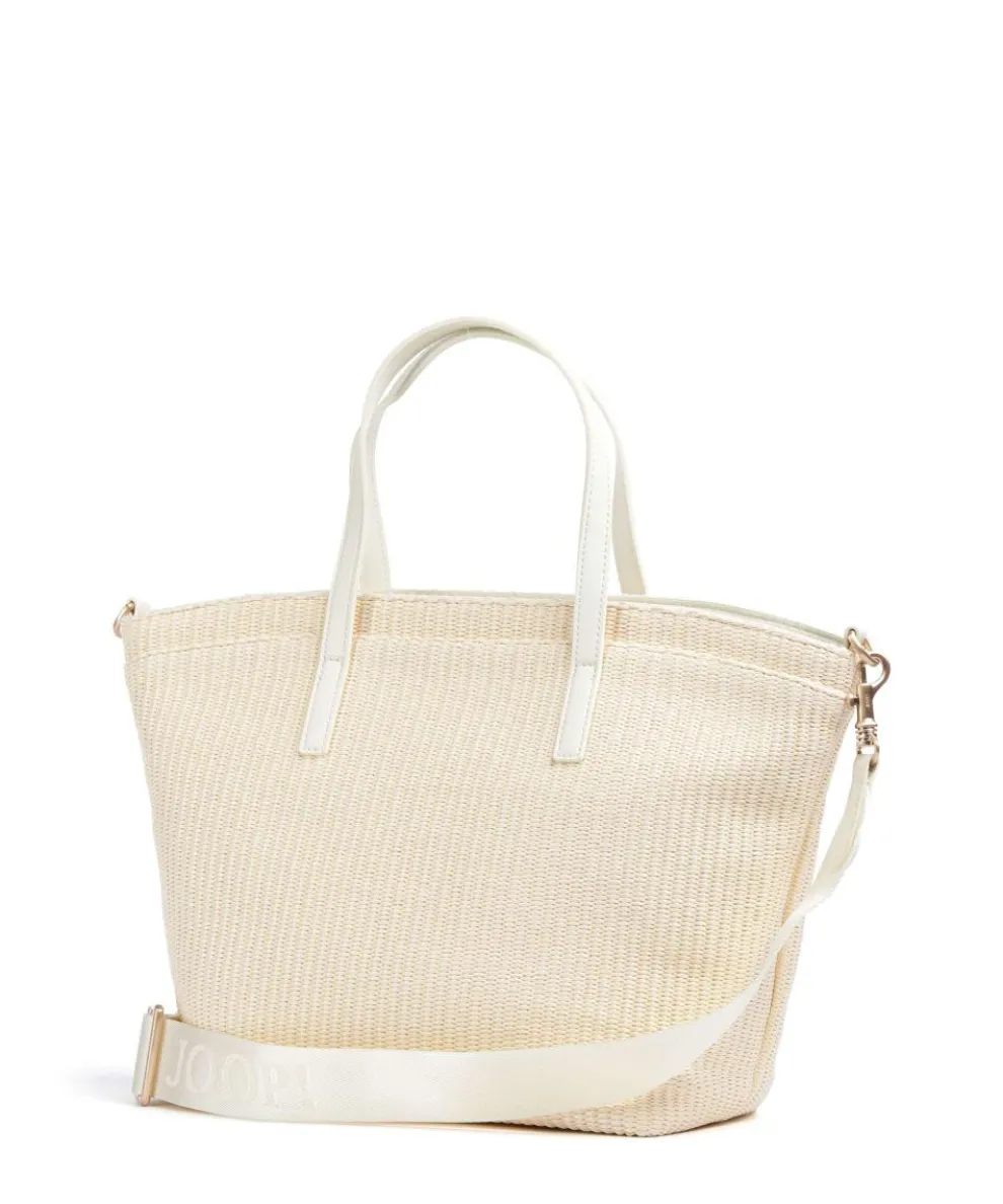 Cestino Chiaro Suna Handbag soft synthetic ivory