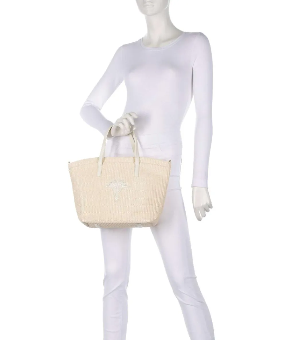 Cestino Chiaro Suna Handbag soft synthetic ivory