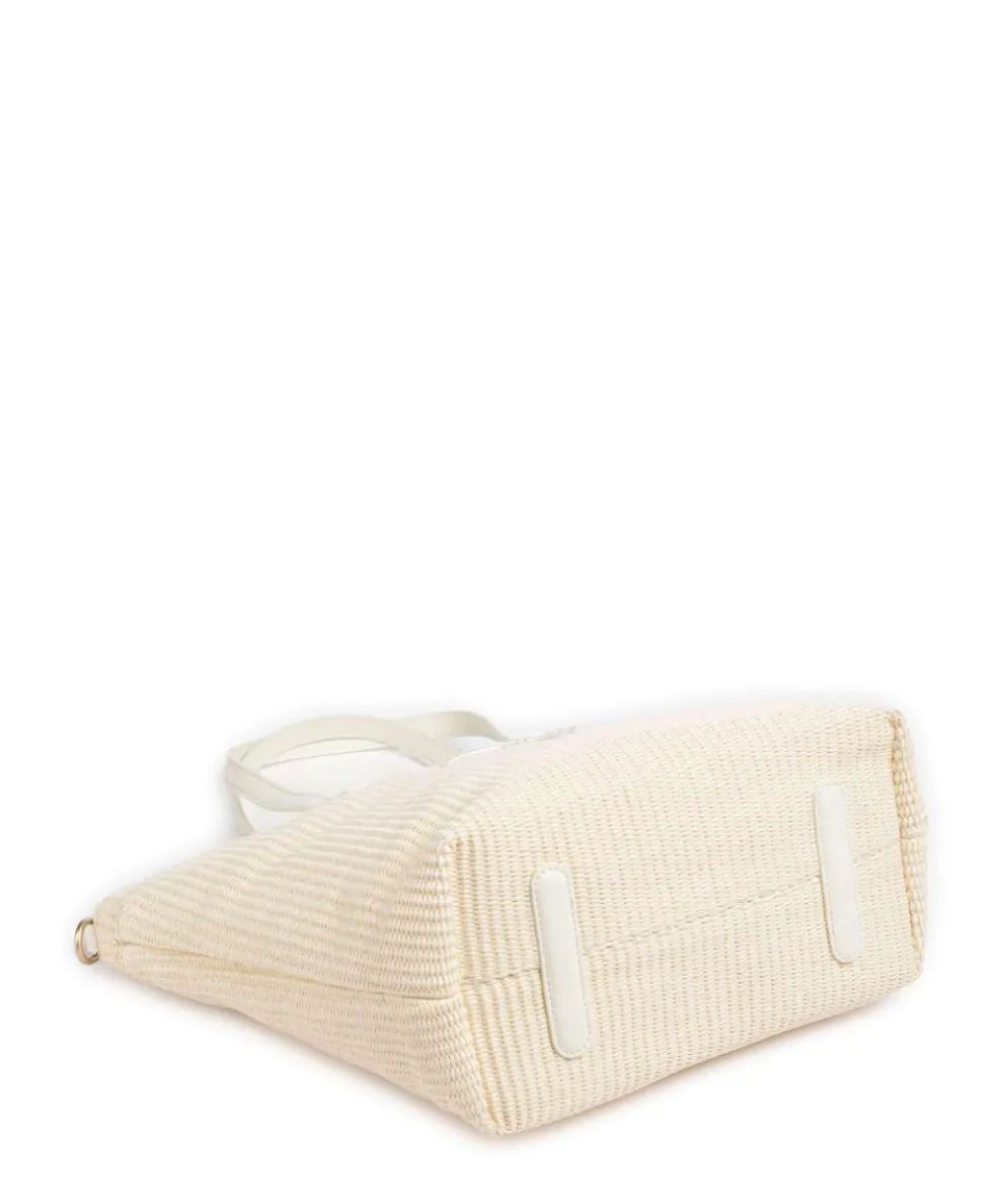 Cestino Chiaro Suna Handbag soft synthetic ivory