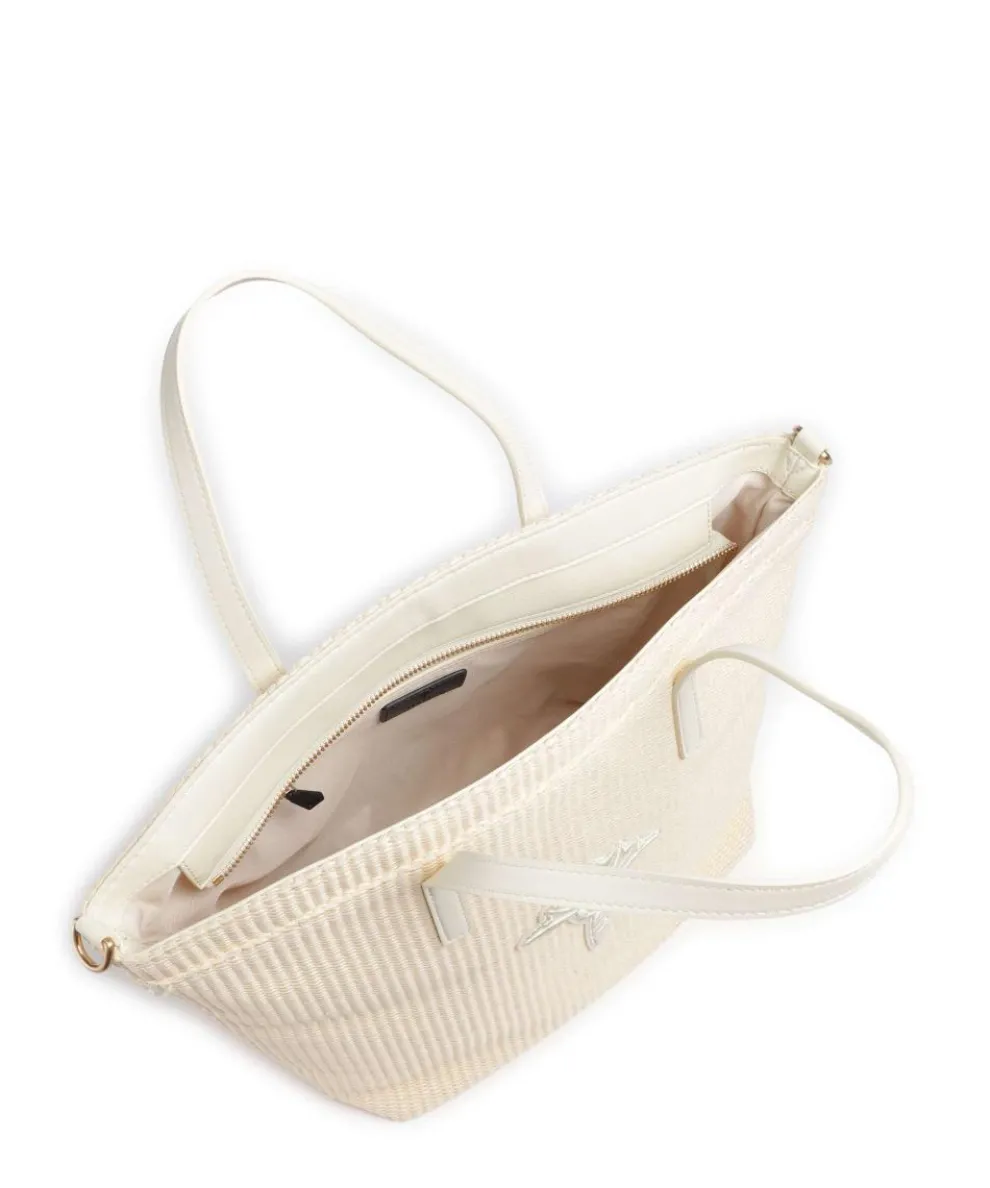Cestino Chiaro Suna Handbag soft synthetic ivory