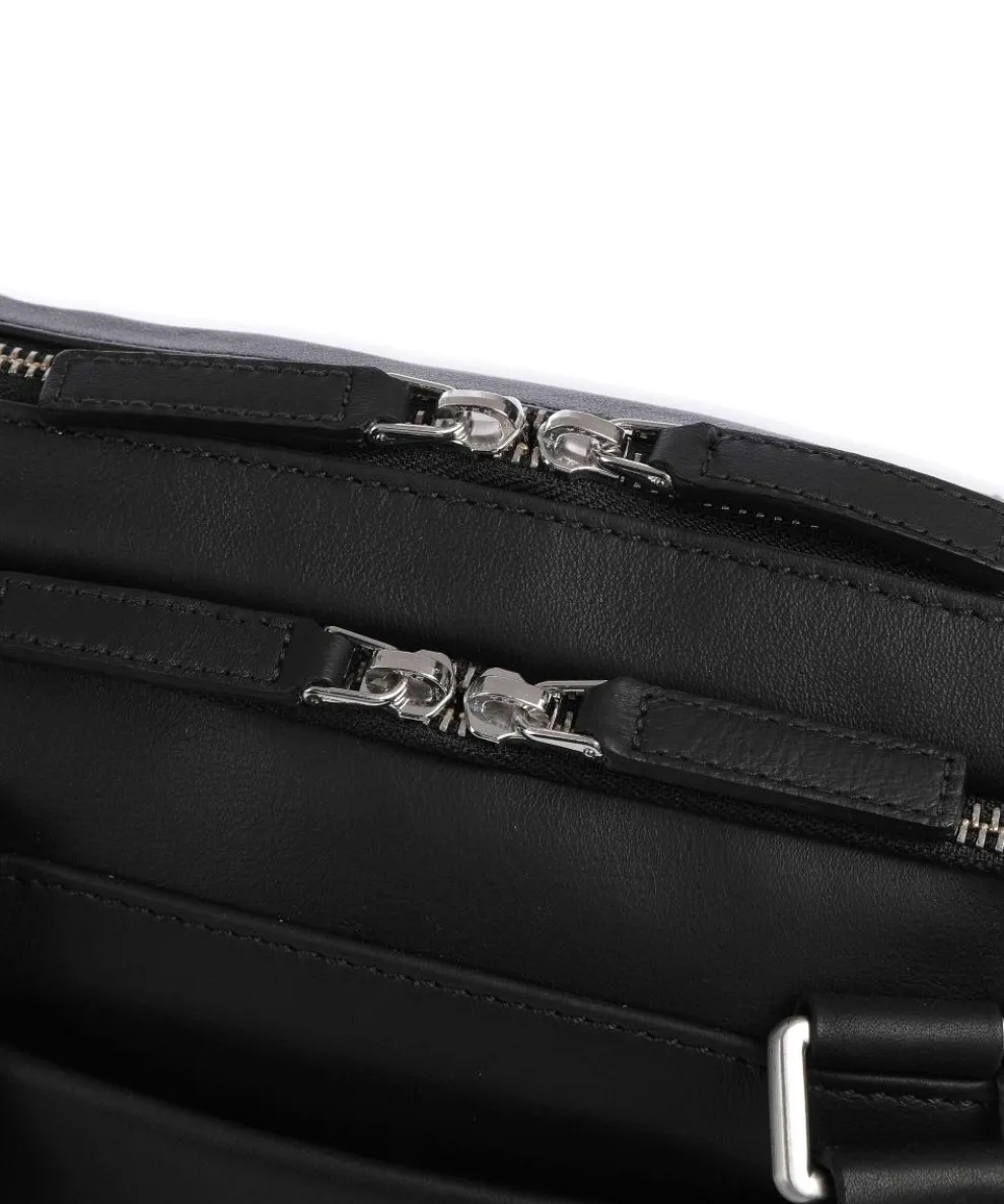 Relaxed Briefcase 15.6″ cow leather black