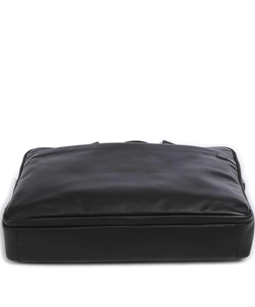 Relaxed Briefcase 15.6″ cow leather black