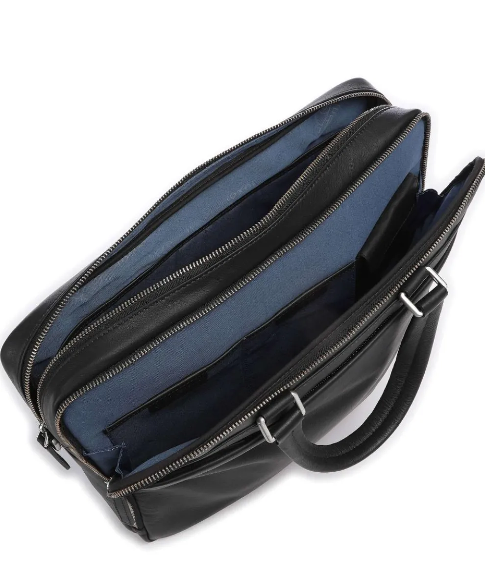 Relaxed Briefcase 15.6″ cow leather black