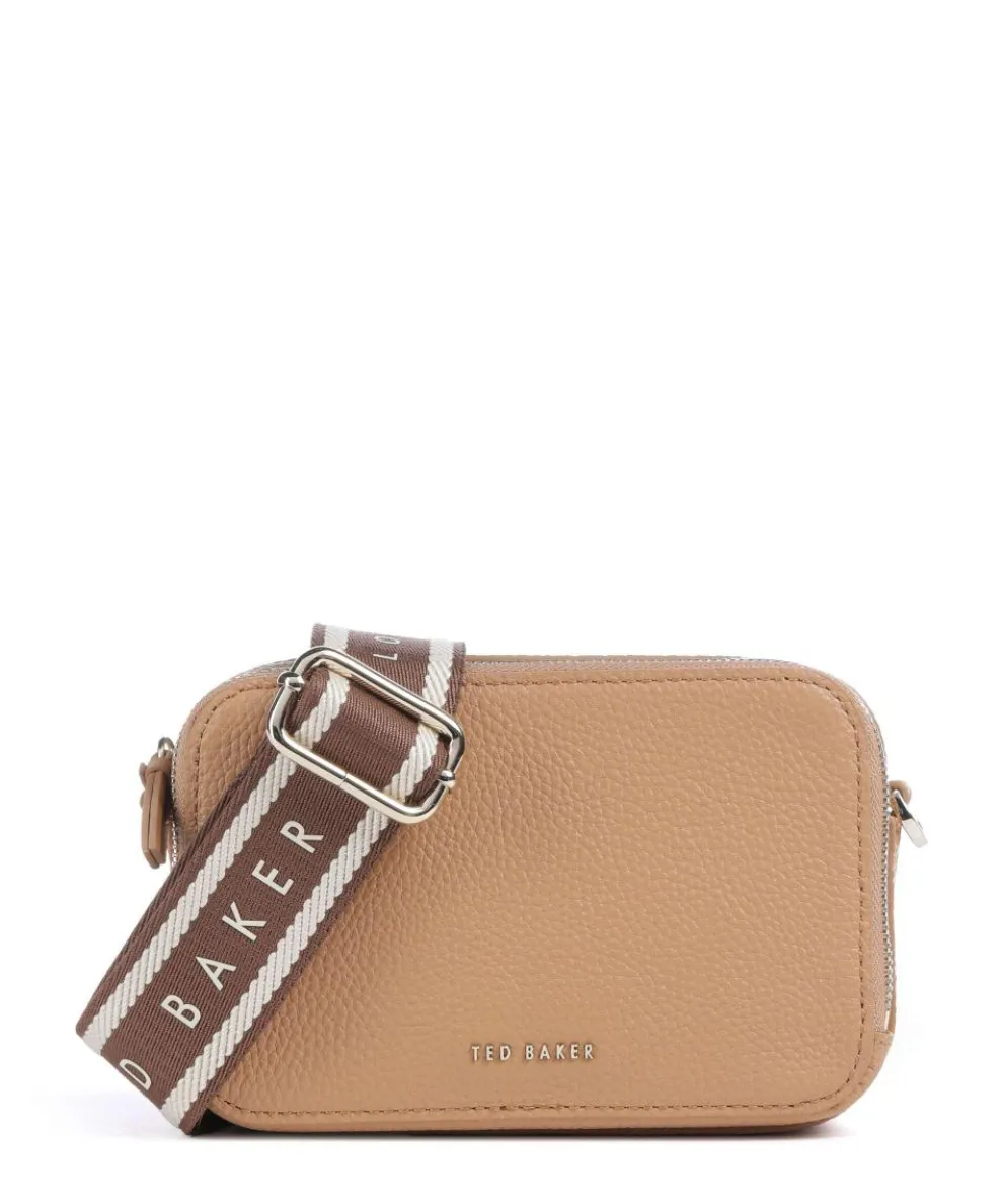 Stunna Crossbody bag grained cow leather light brown