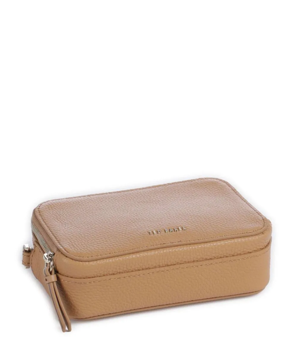 Stunna Crossbody bag grained cow leather light brown