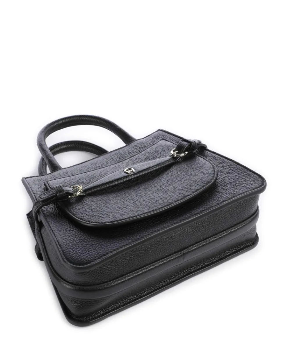 Cavallo M Handbag grained cow leather black