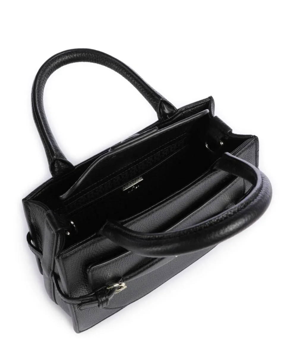 Cavallo M Handbag grained cow leather black