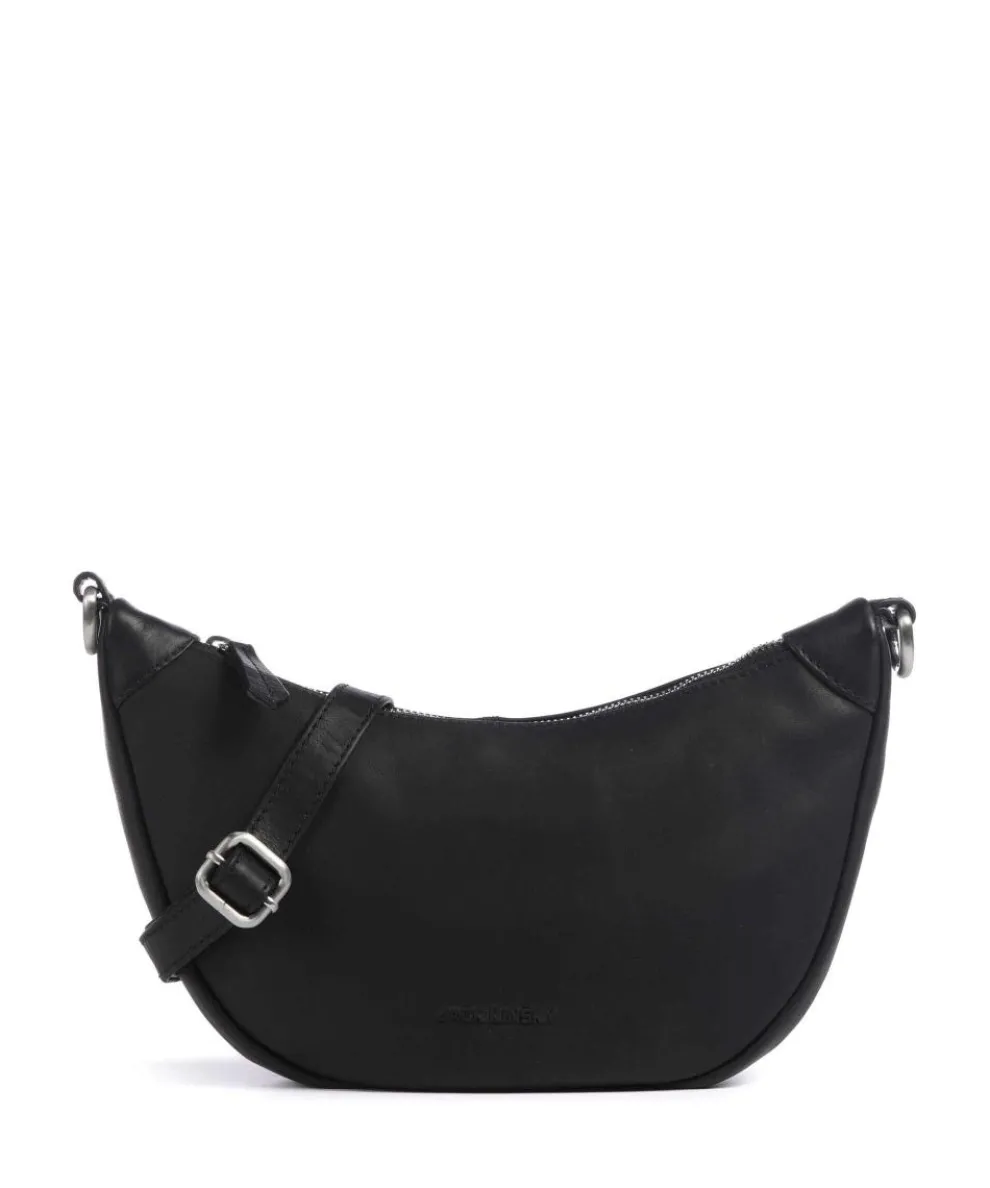 Aruba 2 Crossbody bag fine grain leather black