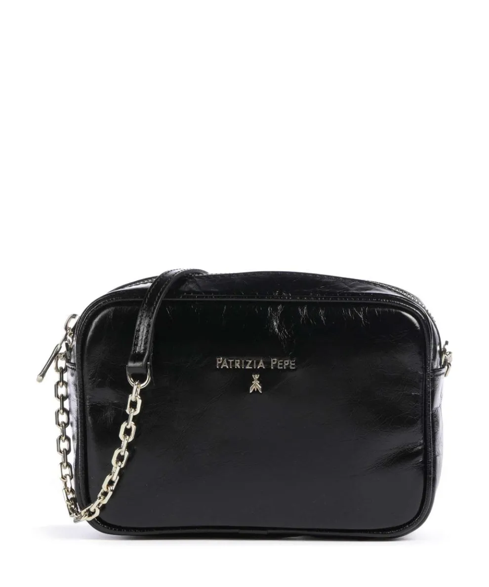 Crossbody bag softly grained calfskin black