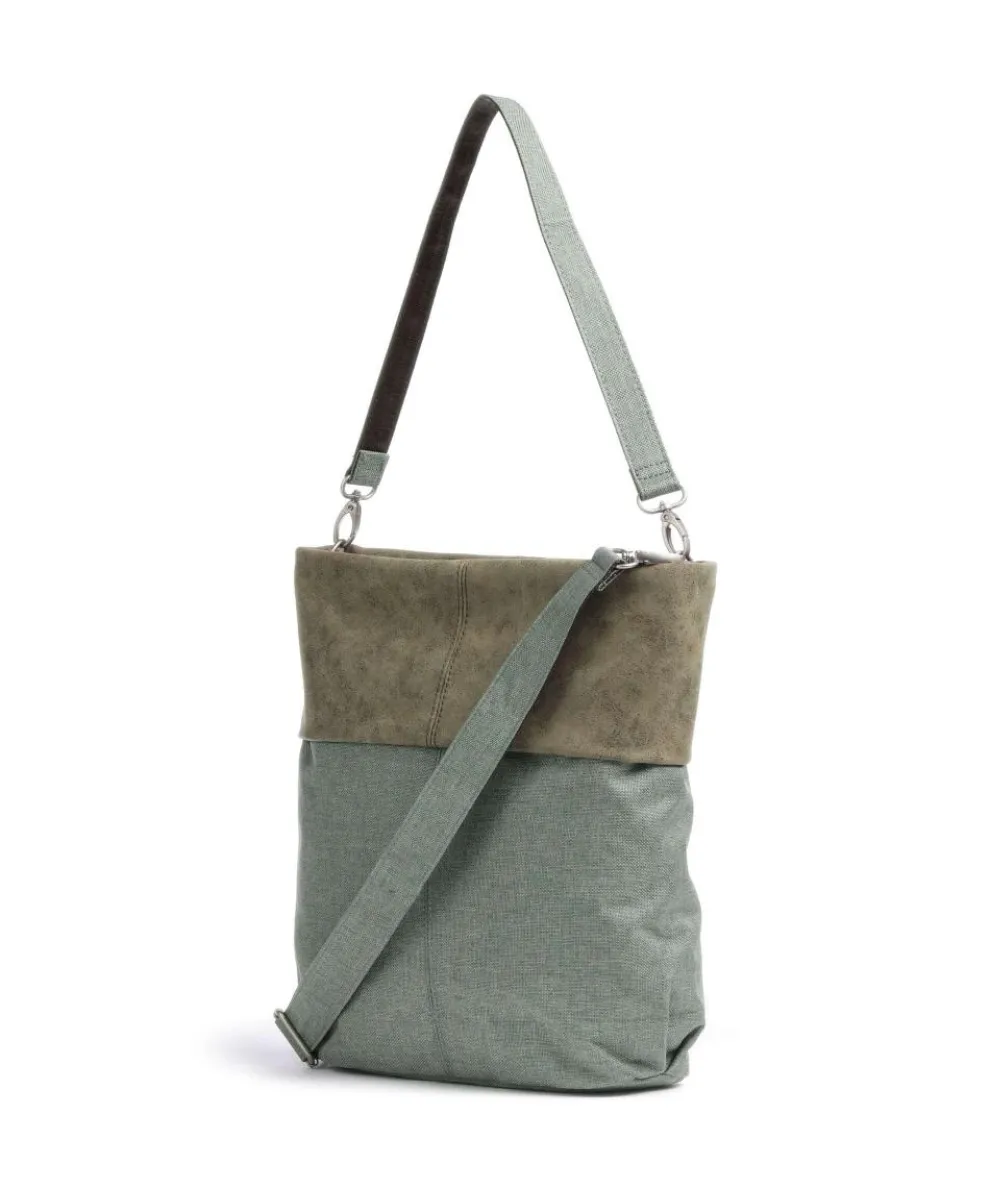 Olli OT12 Hobo bag polyester, imitation leather greygreen