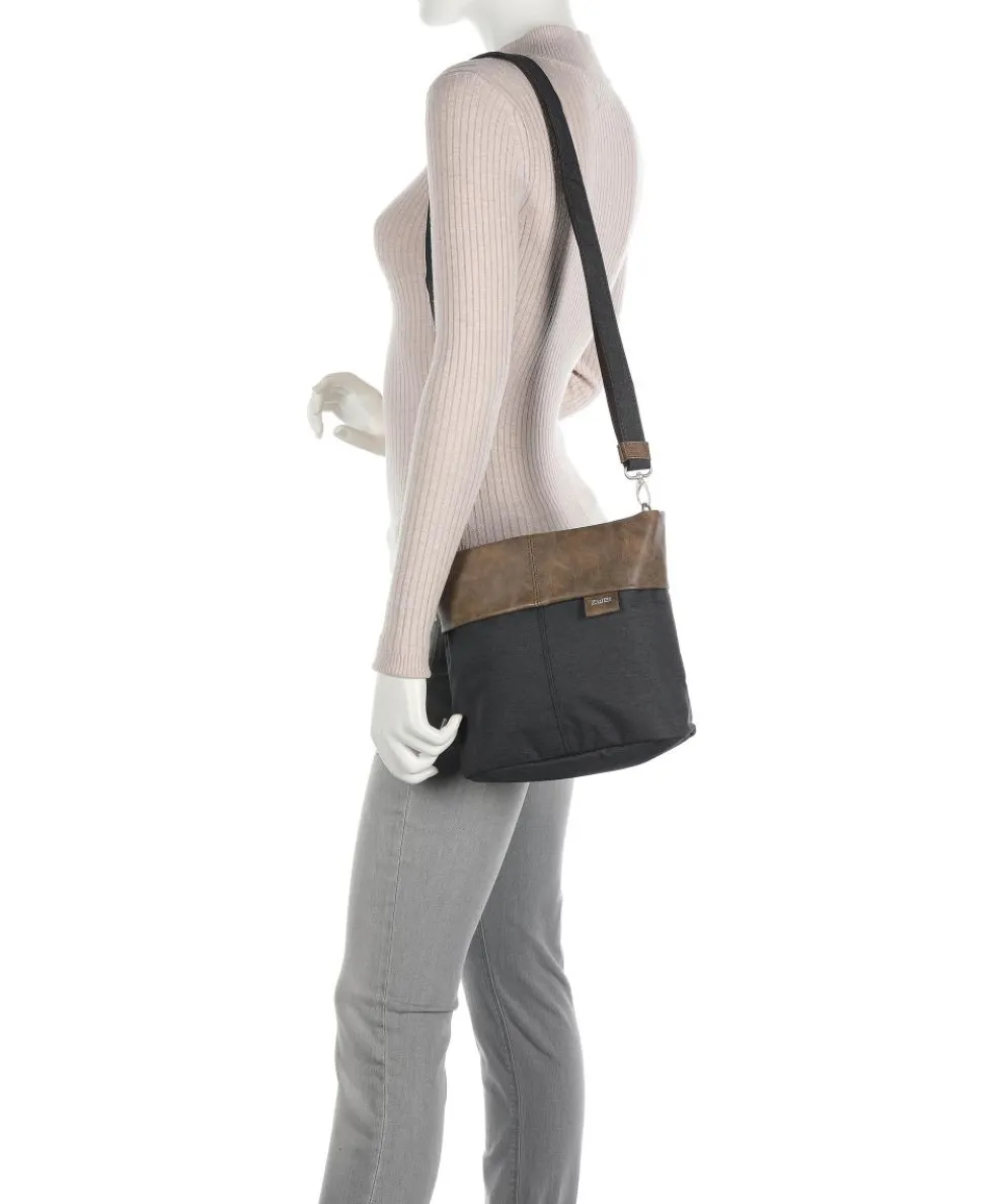 Olli OT8 Shoulder bag polyester, imitation leather dark grey