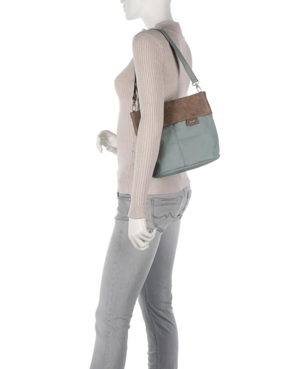 Olli OT8 Shoulder bag polyester, imitation leather green-blue