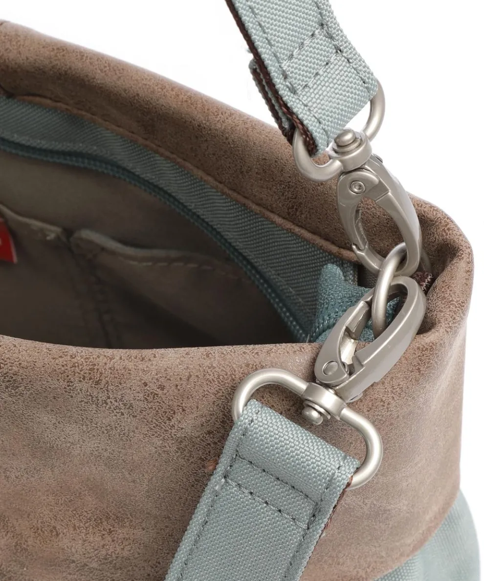 Olli OT8 Shoulder bag polyester, imitation leather green-blue