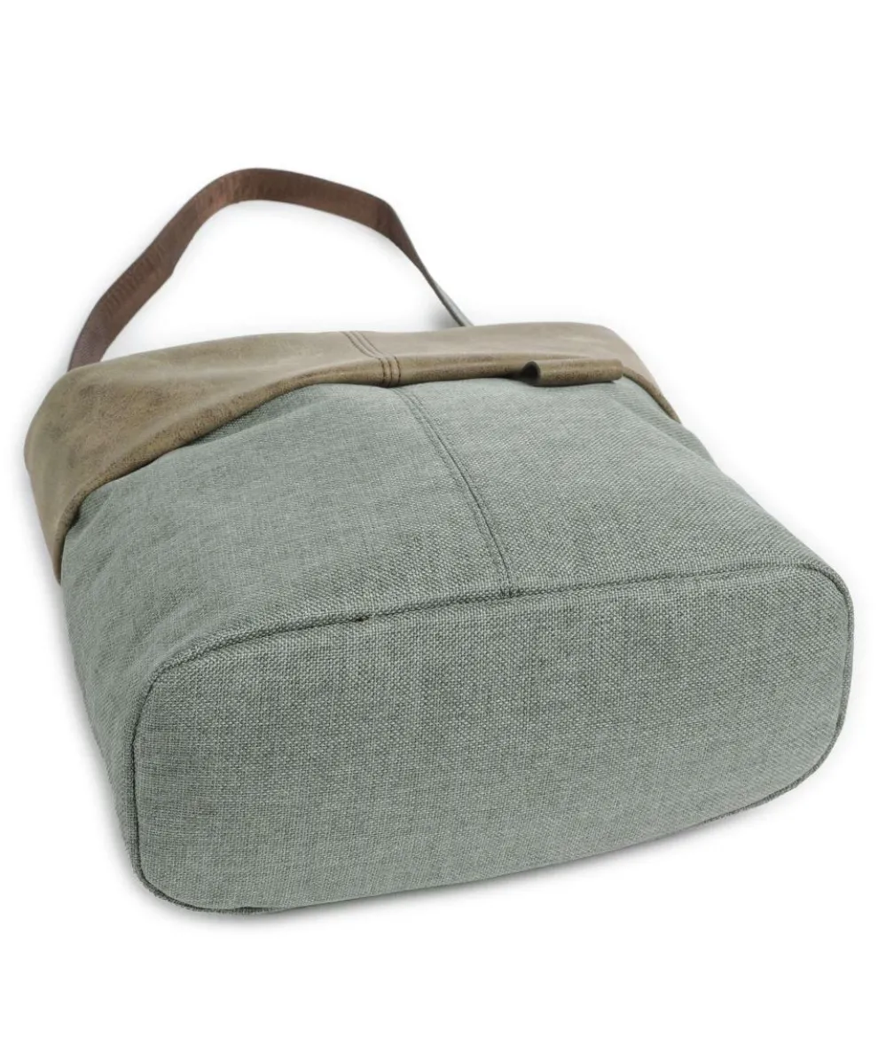 Olli OT8 Shoulder bag polyester, imitation leather greygreen