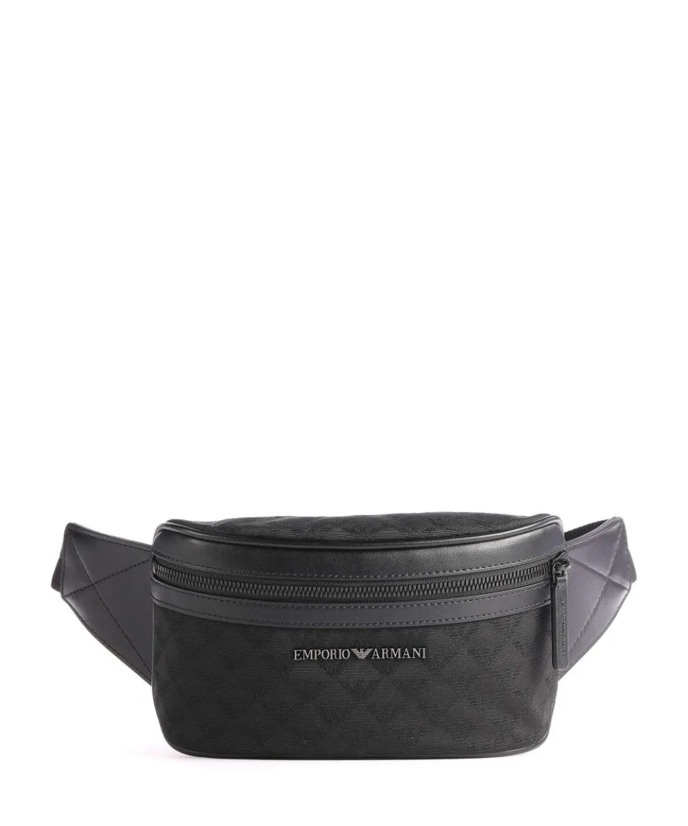 Omnia Jacquard Fanny pack polyester, cotton black