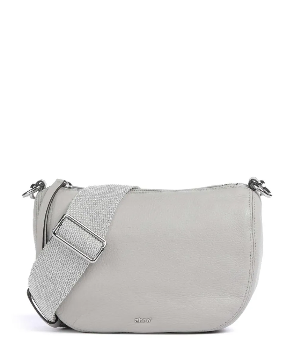 Dalia Mina Crossbody bag grained cow leather light grey