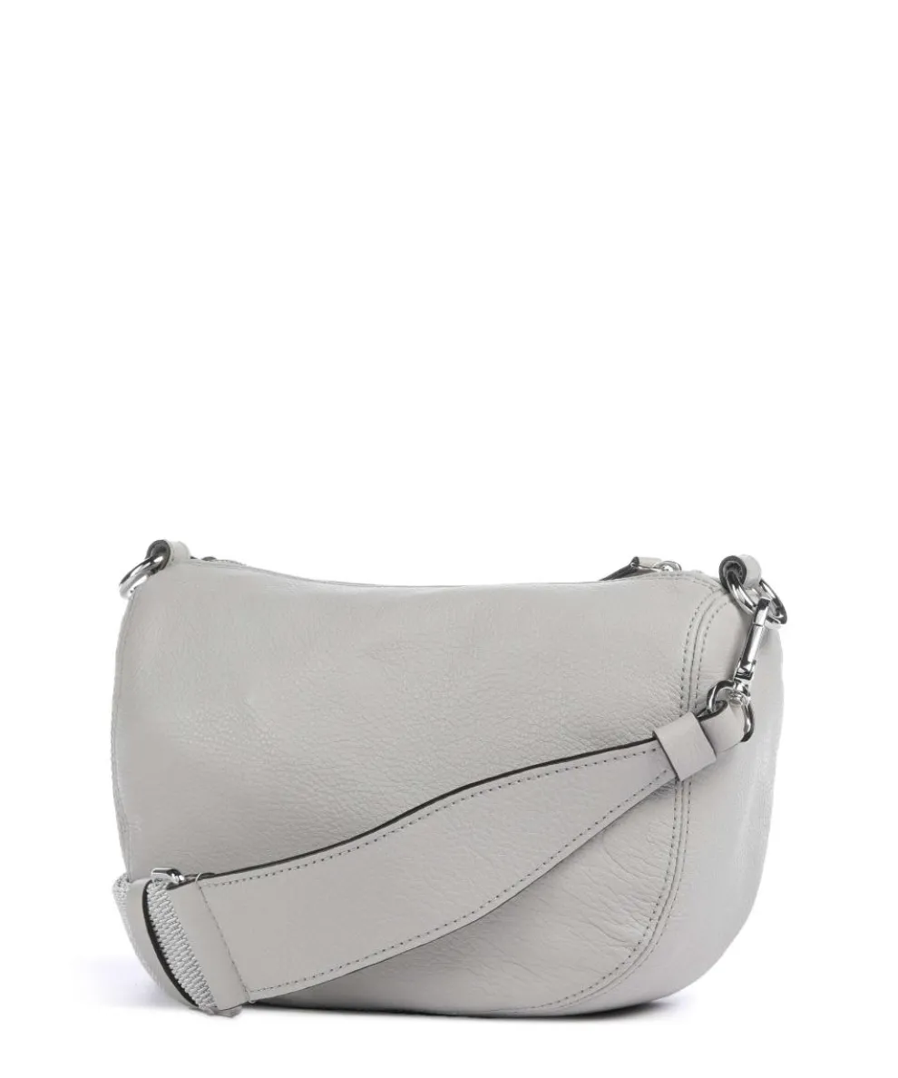 Dalia Mina Crossbody bag grained cow leather light grey