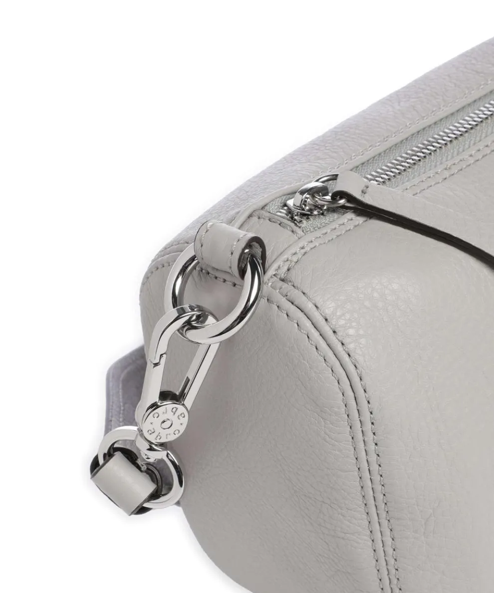 Dalia Mina Crossbody bag grained cow leather light grey