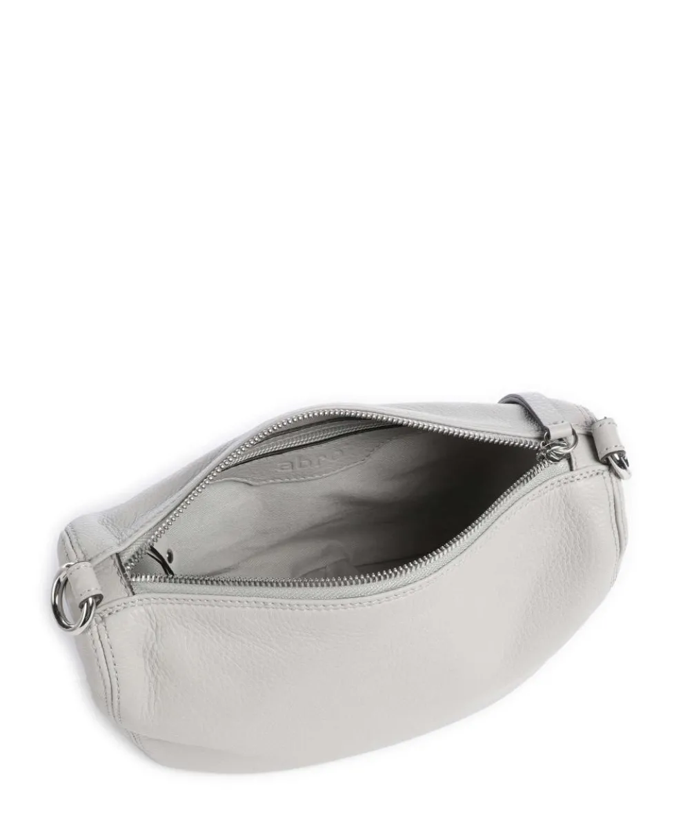 Dalia Mina Crossbody bag grained cow leather light grey