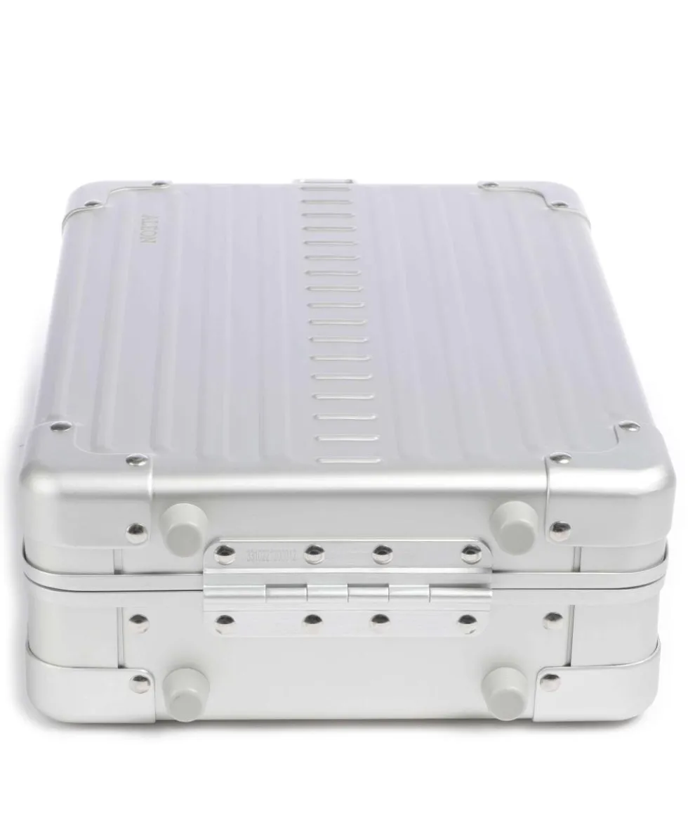 14 vertical Briefcase aluminum silver