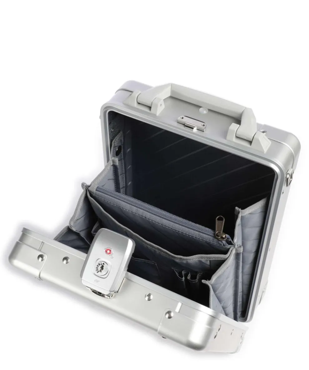 14 vertical Briefcase aluminum silver