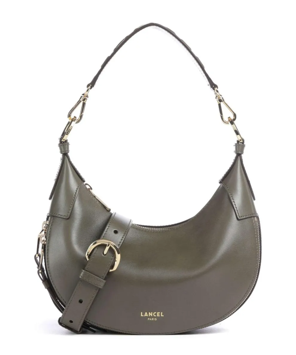 Origami S Hobo bag fine grain cow leather khaki