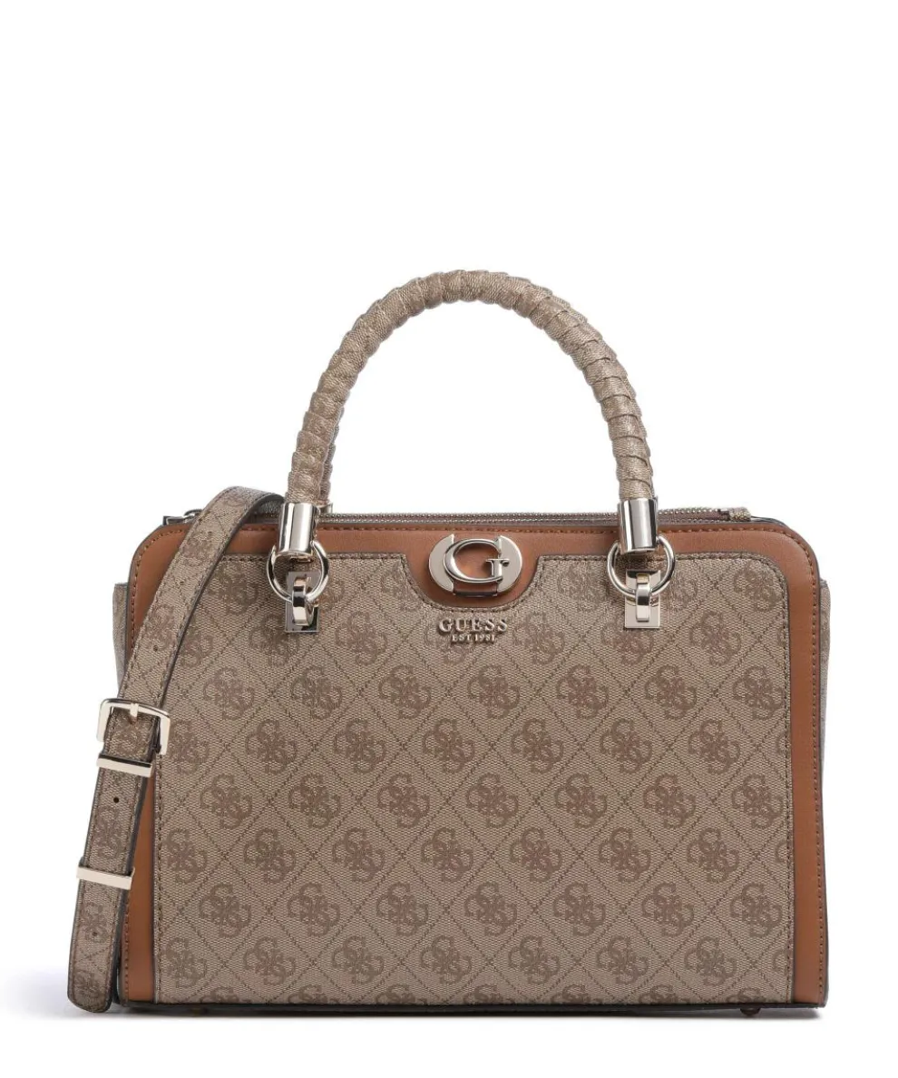 Orlina 4G Logo Handbag imitation leather brown