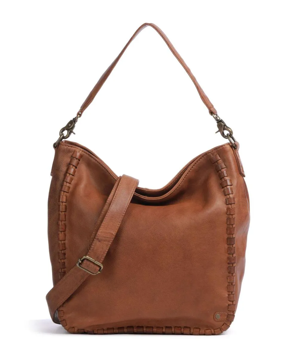 Tailors StitchTailors Stitch Shoulder bag grained leather cognac
