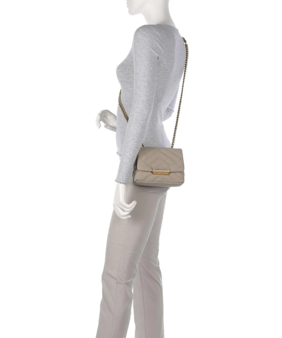 Victoria Mini Crossbody bag imitation leather beige