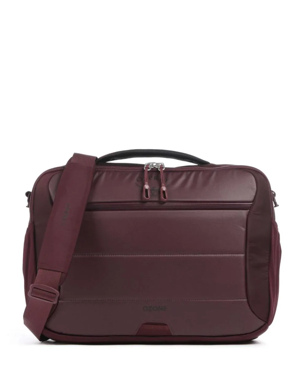 Ozone Shoulder bag 16″ ripstop-nylon bordeaux red