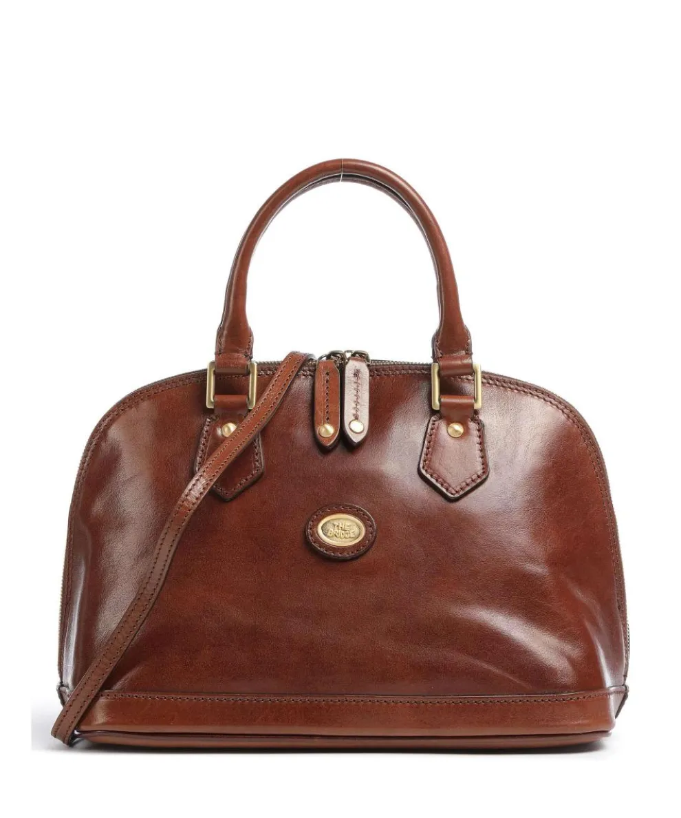 Story Donna Handbag fine grain cow leather brown