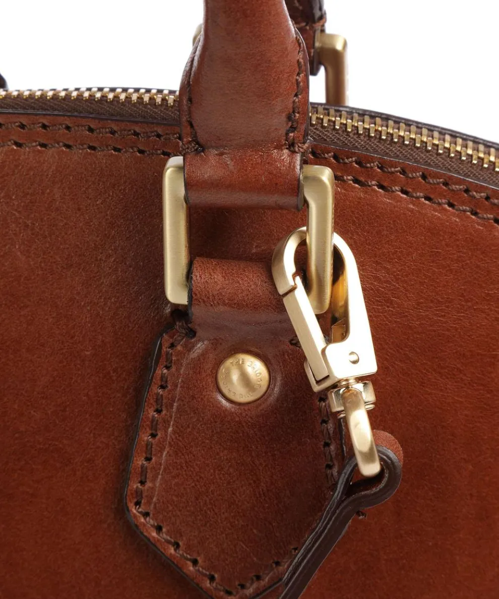 Story Donna Handbag fine grain cow leather brown