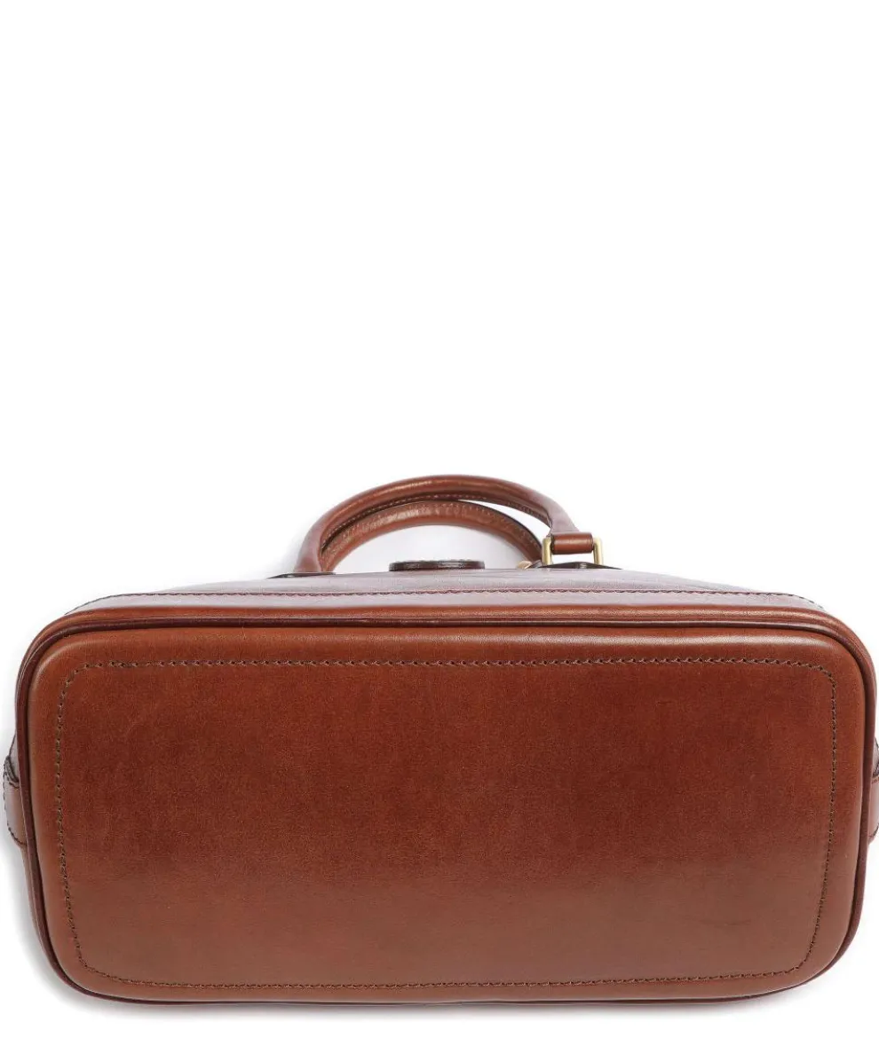 Story Donna Handbag fine grain cow leather brown