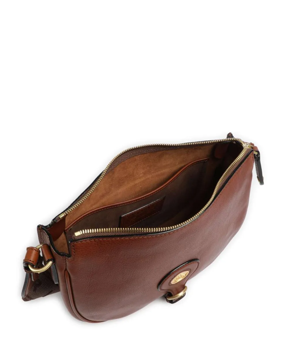 Isadora Crossbody bag grained cow leather brown