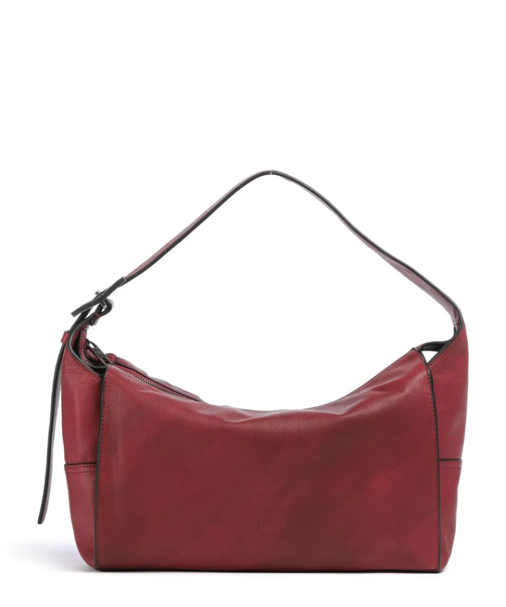 Lou 2 3D Leather M Hobo bag grained cow leather red