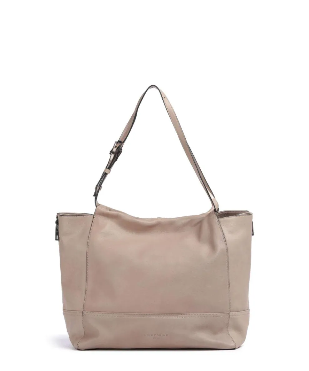Lou 2 3D Leather L Tote bag grained cow leather beige