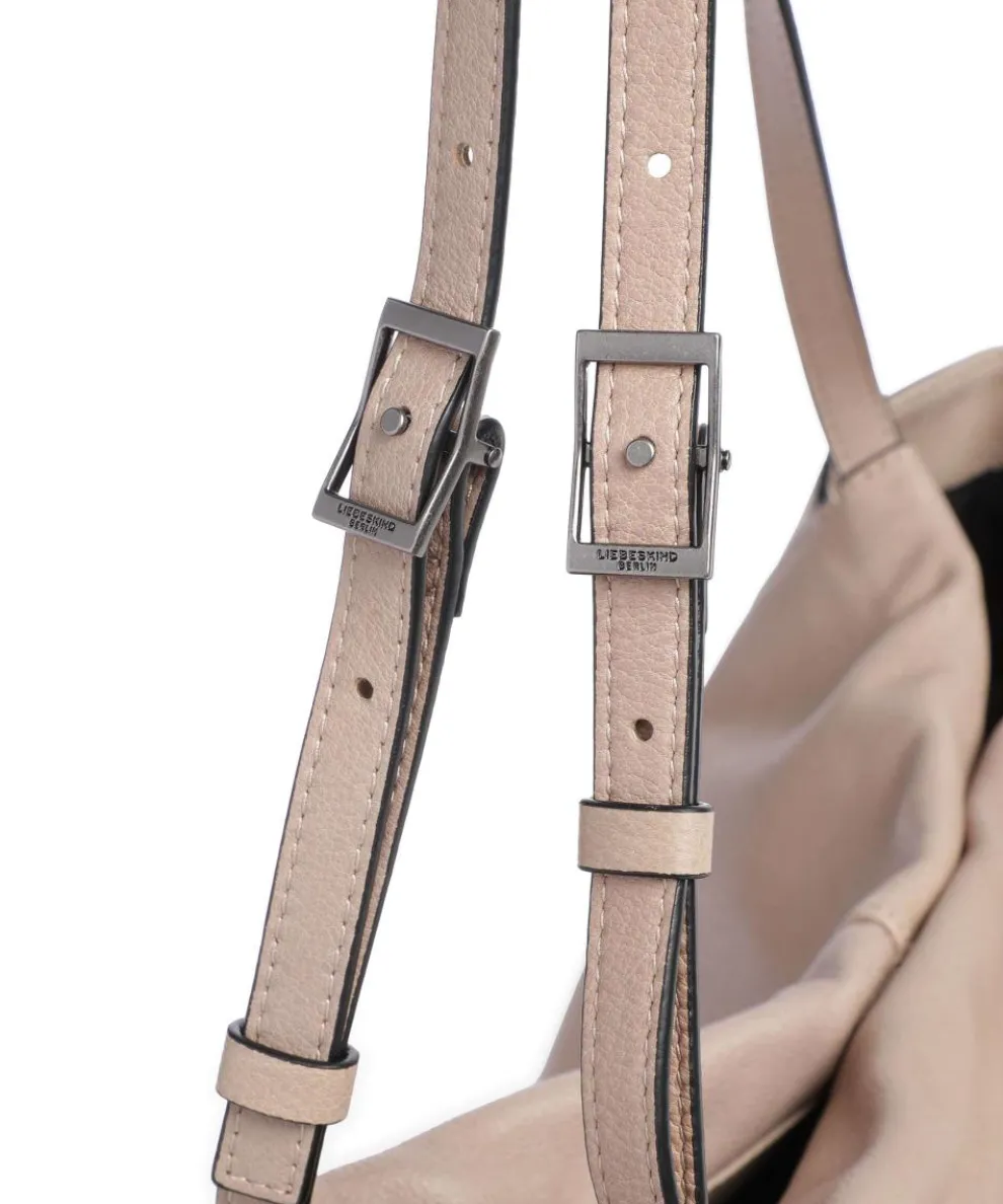 Lou 2 3D Leather L Tote bag grained cow leather beige