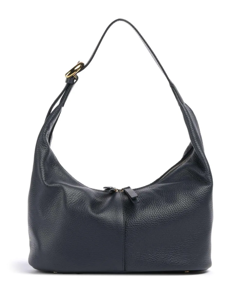 Fernanda Hobo bag grained cow leather navy
