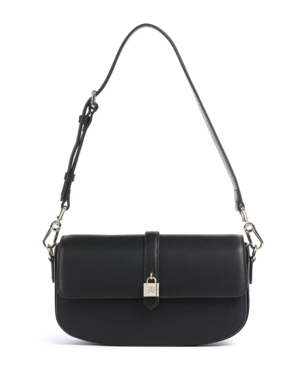 K/Autograph Shoulder bag fine grain cow leather black