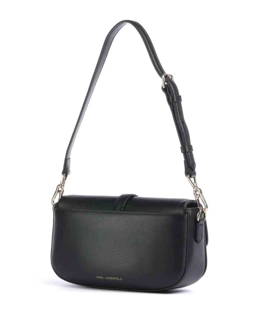 K/Autograph Shoulder bag fine grain cow leather black